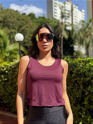 Cropped Donna vinho