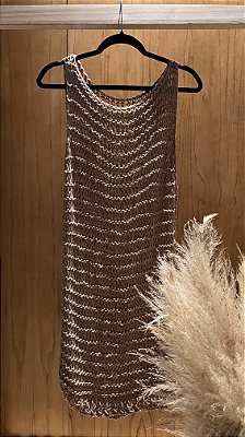 Saída de praia crochê/tricô