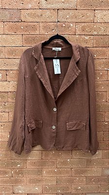 Blazer em linho italiano