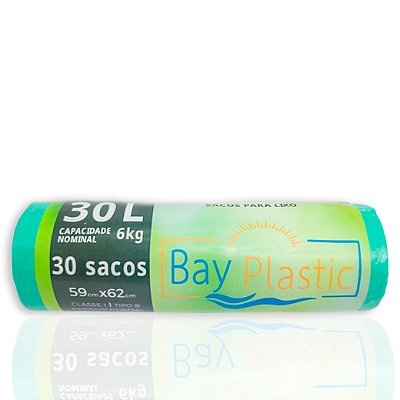 Saco de Lixo em Rolo Perfumado Citronela  30L 59x62 c/30 - Bay Plastic