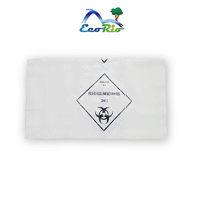 Saco de Lixo Hospitalar (Infectante) 240 Litros  50 Unidades  - BayPlastic