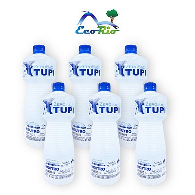 Kit c/ 12 Álcool Bactericida Multiuso Hospitalar Tupi 1L