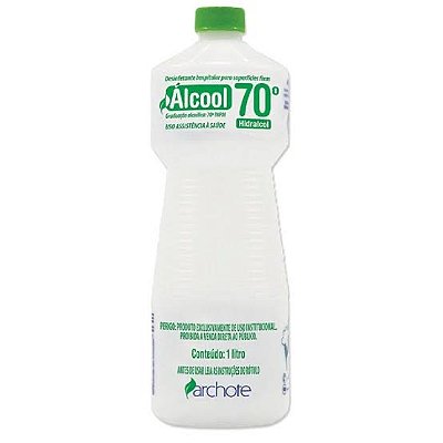 Álcool 70º 1L AgiFácil - Caixa c/ 12un
