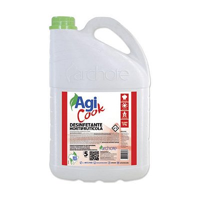 Cloro Sanitizante Hortifrutícola de Frutas, Verduras e Legumes 5L Agicook - Archote