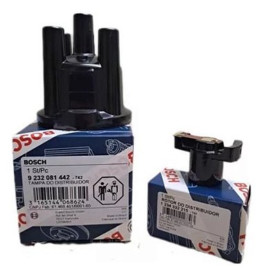 Fusca Tampa Distribuidor Bosch + Rotor Sistema Hall C/ Pino