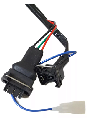 Kit Chicote De 7 Pinos + Modulo De Ignição Sistema Hall