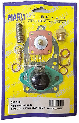 Kit Carburador Fusca Solex 30-pic Vw 1.3/5/6 Sedan, Kombi