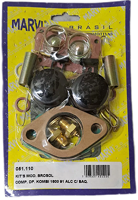 Kit Carburador Kombi Brosol 1600 1991 Álcool C/ Baq.