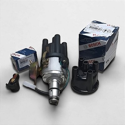 Distribuidor Ignição Vw Fusca Brasilia Com Tampa Rotor Bosch