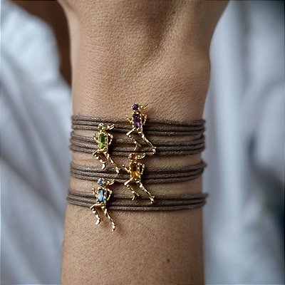 Pulseira Corredora Chakra Ouro