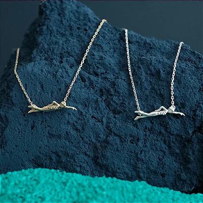 Colar Nadadora Prata