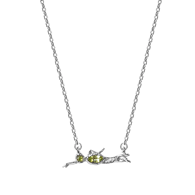 Colar Nadadora Chakra Prata