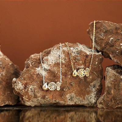 Colar Triathlon Prata