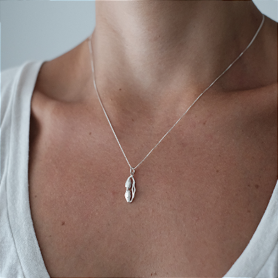 Pingente Óculos Prata