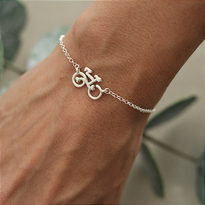 Pulseira Bike Prata