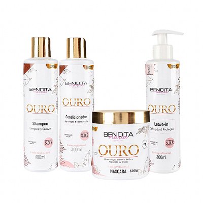 Kit Ouro & Colágeno com máscara de 500g completo