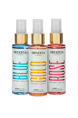 Kit 3 perfumes capilares