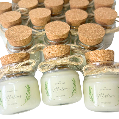Lembrancinha, Vela Personalizada 40g