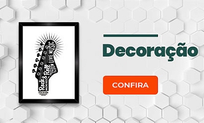 Decoração mini banner