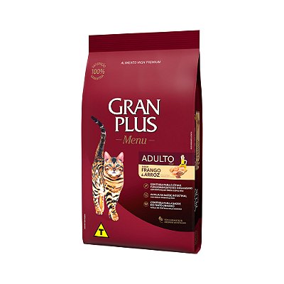RAÇÃO GRANPLUS 3KG GATOS ADULTOS FGO