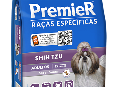 RAÇÃO Premier ESP 7,5KG CÃES ADULTOS SHIHTZU