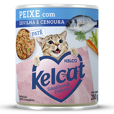 KELCAT LATA PEIXE 280 GR
