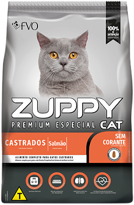 Ração Zuppy para Gatos Castrados Sabor Salmão 10,1kg