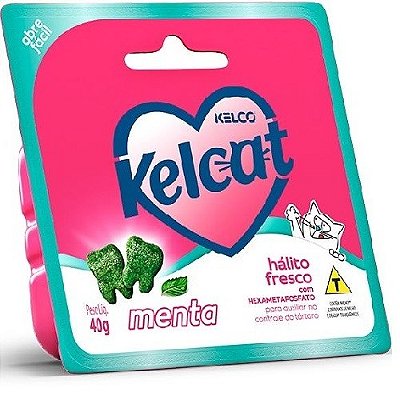 PET KELCAT SNACKS MENTA TERMO 40 G