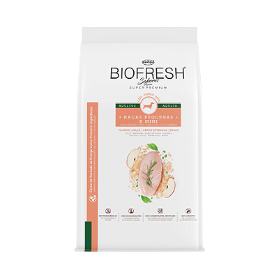 RAÇÃO Biofresh 1KG SP CÃES ADULTOS  FGO  PEQUENOS/MINI