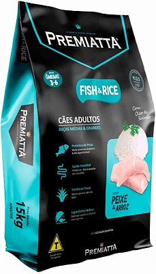 Premiatta NUTRI CARE FISH E RICE 15 KG