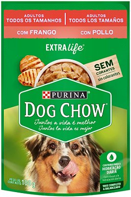 Ração Úmida DOG CHOW CÃES ADULTOS  Frango 100g