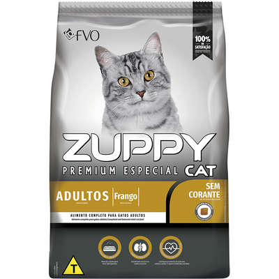 Ração Zuppy para Gatos Adultos Sabor Frango 10,1Kg