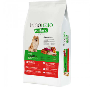 Ração Finotrato Nature 10,1kg para CÃES ADULTOS  de Raças Pequenas e Médias