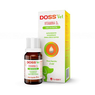 Suplemento Avert Doss Vet para Cães e Gatos 5ml