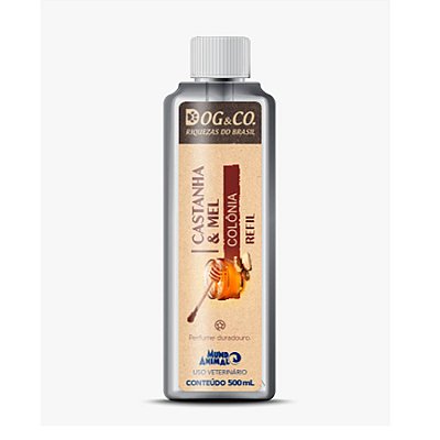 Perfume Dog & Co Riquezas do Brasil Castanha e Mel para Cães 500ml