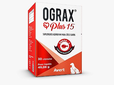 OGRAX PLUS 15 MG (CX C/ 30 CAPS)
