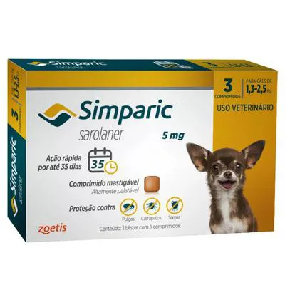 SIMPARIC 5 MG - BL 3 COMP