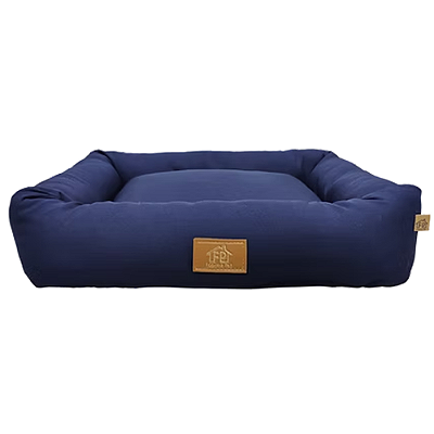 Cama Pet Retangular Aerado Azul Para Cães e Gatos M