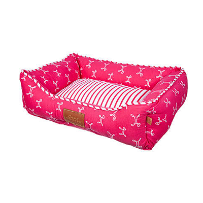 Cama Pet Retangular Munique Floral Para Cães e Gatos G
