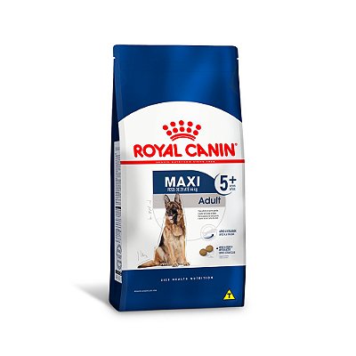 Ração Royal Canin Maxi Adult 5+ para Cães Adultos 5+ anos de Raças Grandes 15kg