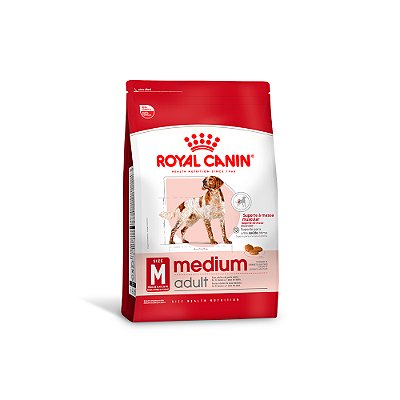 Ração Royal Canin Medium Adult para Cães Adultos de Raças Médias 15kg