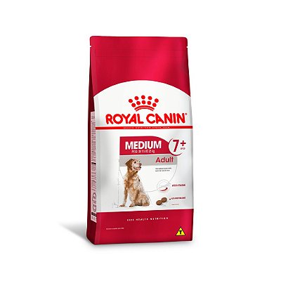Ração Royal Canin Medium Adult 7+ para Cães Adultos 7+ anos de Raças Médias 15kg