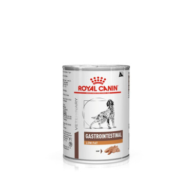 Ração Úmida Royal Canin Veterinary Diet Gastrointestinal Low Fat para Cães Adultos 410g