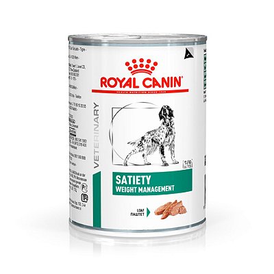 Ração Úmida Royal Canin Veterinary Diet Satiety Support para Cães Adultos com Excesso de Peso 410g