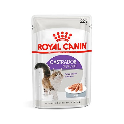 Ração Úmida Royal Canin Feline Health Nutrition Pate para Gatos Castrados 85g