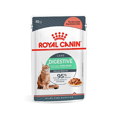 Ração Úmida Royal Canin Feline Care Nutrition Digestive Care Gravy para Gatos 85g