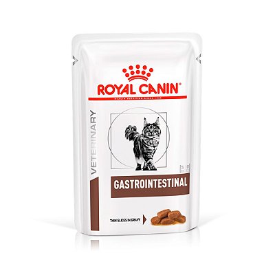 Ração Úmida Royal Canin Veterinary Diet Feline Gastrointestinal S/O para Gatos Adultos 85g