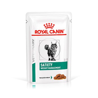 Ração Úmida Royal Canin Veterinary Diet Satiety para Gatos Adultos com Excesso de Peso 85g