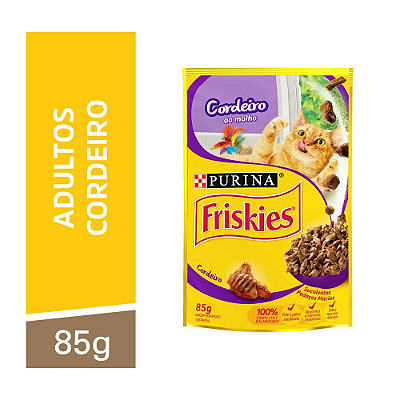 FRISKIES 85G CORDEIRO AO MOLHO SACHÊ