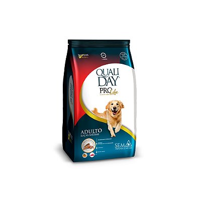 Ração Qualiday Prolife Frango para Cães Adultos de Raças Médias 13kg
